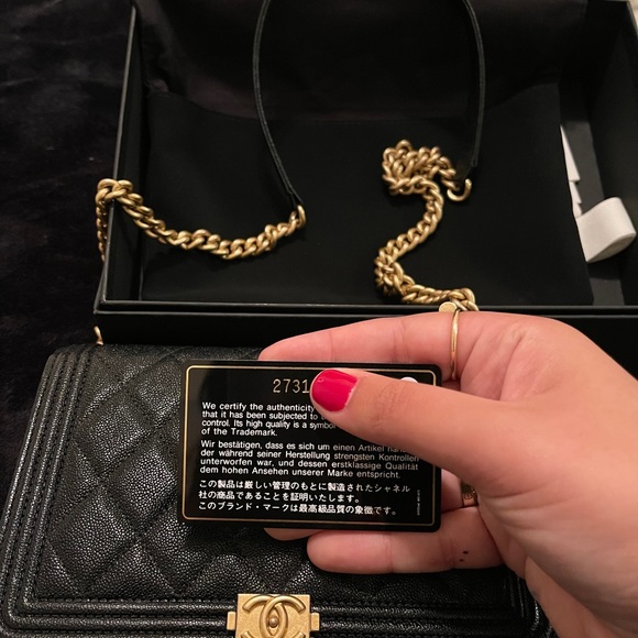 ❤️SOLD❤️Chanel boy WOC Caviar leather - Picture 6 of 9